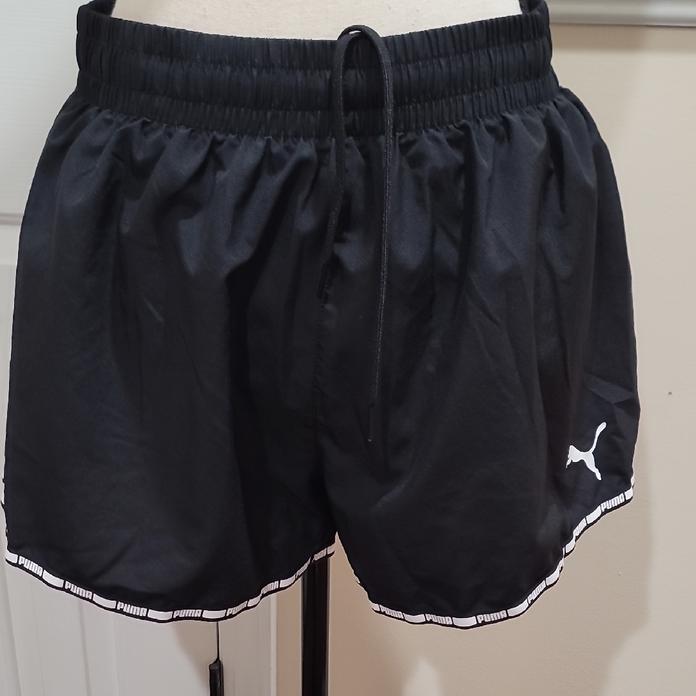 PUMA Women's Black Sports Shorts